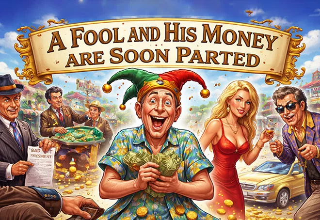 A Fool and His Money Are Soon Parted