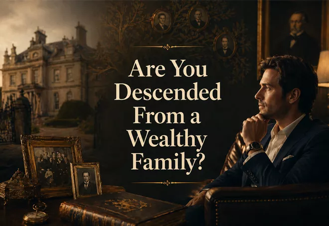 descendant of a wealthy family