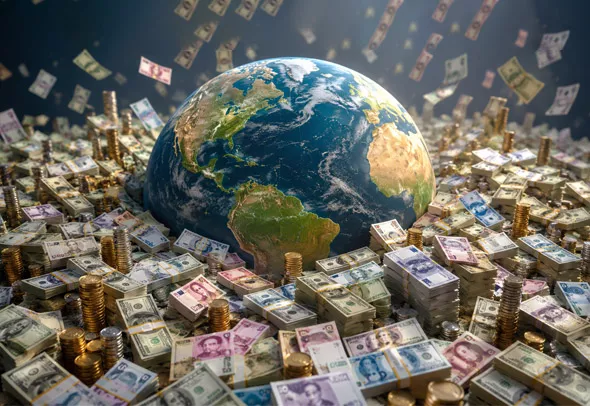 how much money is in the world